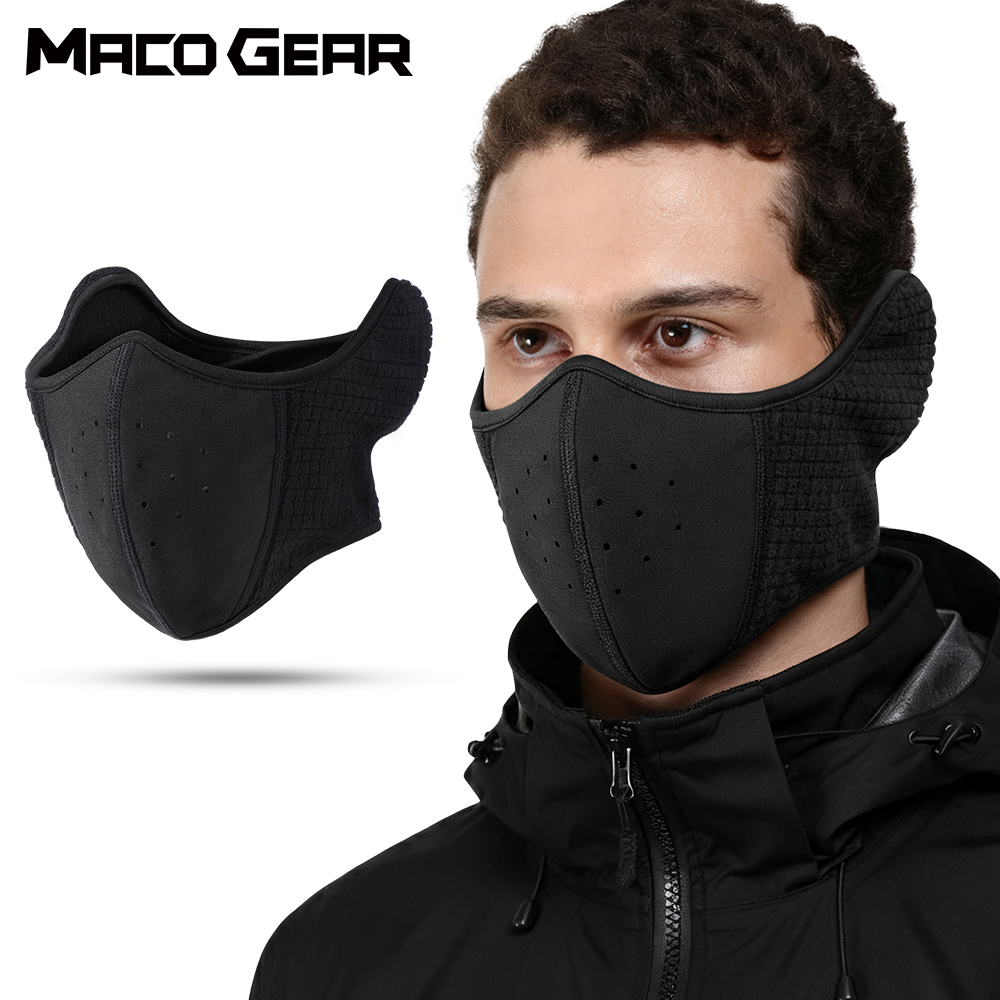 Motorcycle Gear Cycle - Windproof Motorcycle Balaclava Warm Half Face