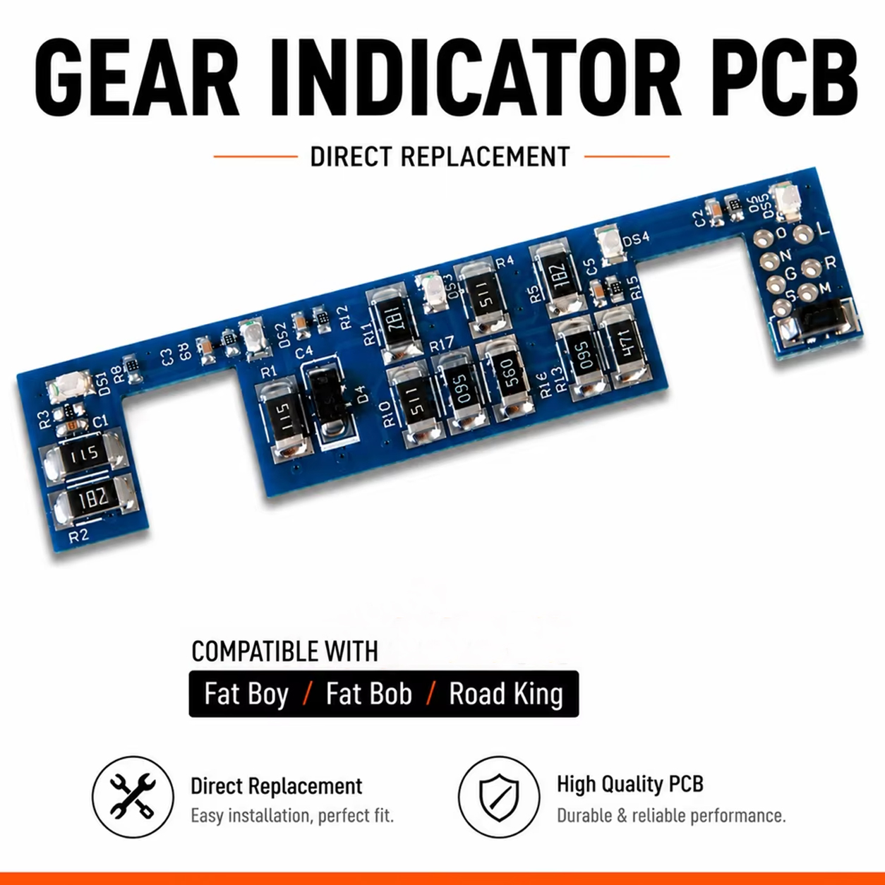 Motorcycle Gear Display - Motorcycle Gear Indicator PCB Board For