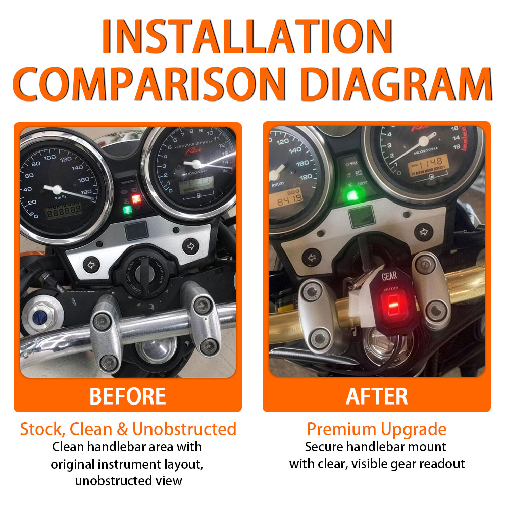 Fit For Universal Motorcycle A - Motorcycle Gear Display ulasan dan harga