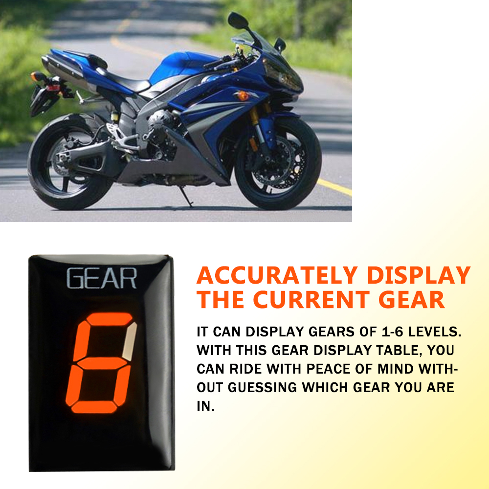 For YAMAHA YZF-R1 YZFR1 YZF-R6 - Motorcycle Gear Display ulasan dan harga